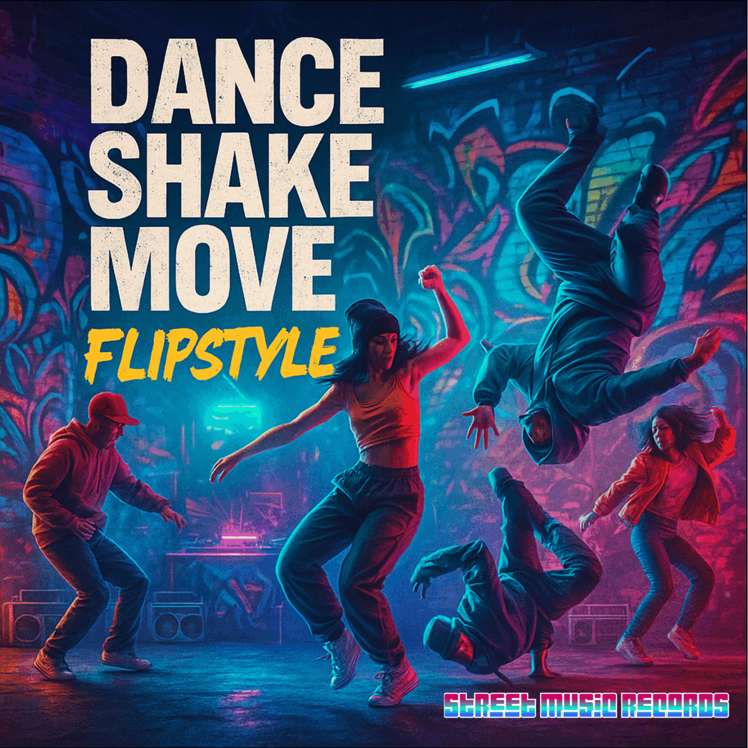 Street Music Records - Dance Shake Move by Flipstyle - Single Cover - Flipstyle Music